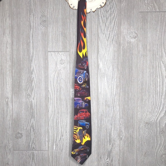SOLD Vintage Hot Rods 1997 Old Cabot Village Tie - Picture 2 of 7